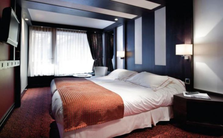 Les Sherpas Hotel, Courchevel, Bedroom